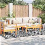 vidaXL Buitentapijt Zwart en wit 300 x 400 cm PP
