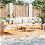 vidaXL Buitentapijt Oranje en wit 300 x 400 cm PP