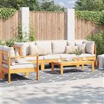 vidaXL Buitentapijt Grijs en wit 250 x 600 cm PP