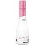Confetti papier 16cm roze fles