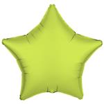 Standard Neon Yellow Star Foil Balloon C16 packaged 48 cm