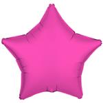 Standard Neon Pink Star Foil Balloon C16 packaged 48 cm
