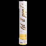 Confetti kanon gouden folie 28 cm