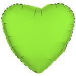 Folie ballon hart groen neon 43 cm