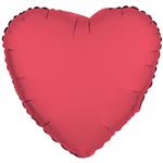 Hart Helium Ballon Rood Leeg 43cm