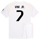 Kingdo Real Madrid Voetbaltenue Vini JR. Thuis - 2025-2026 - Kind