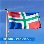 NR 682: Vlag Groningen 200x300cm standaard