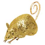 Gouden Nep Muis 12cm