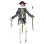Halloween Pop Piraten Skelet 42cm