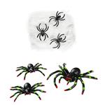 Halloween Spinnenweb Met Spinnen