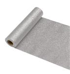 Zilveren Tafelloper Glitter 30Cm 5m
