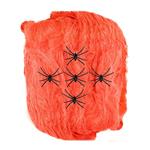 Halloween Spinnenweb Oranje Met Spinnen