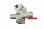 Travel Vision R6 / R7 spare part Scharnier geribbeld LNB Arm