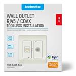 Technetix CL50-combi TV + RJ45 WCD einddoos