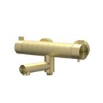 Badthermostaatkraan IVY Tribe Opbouw Omstel Met Draaibare Baduitloop Met Omstel RVS316 Geborsteld Ma