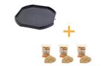 Tuff Tray - ontdektafel (zwart) + Magic Sand (3kg)