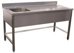 Cheftafel spoelbak links, zonder onderblad