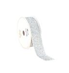 ZILVEREN GLITTERLINT 25 MM X 3 M