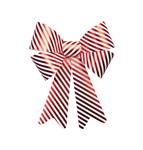 Strik rood/wit gestreept 36.5CM X 50.8CM