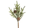 Kersthanger Steker Wintergroen en Dennenappel 22 cm Per Stuk