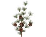 Dennengroen kerstgroen met dennenappels 50 cm