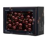 Balletjes op draad 2 cm Maroon glans doos 144 stuks kerstballen