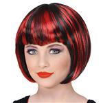 Rood Zwarte Pruik Kind