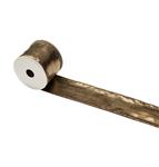 GLANZEND ZWART/GOUDEN LOOM-LINT 6,3 CM X 3 M