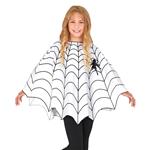 Halloween Poncho Kind Spinnenweb