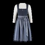 Donkerblauwe Dirndl Jurk Oktoberfest Dames Met Insteekzak 2 delig