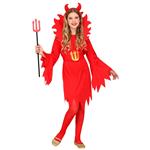 Halloween Jurk Rood Kind Duivel