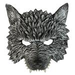 Halloween Masker Grijs Wolf