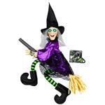 Halloween Pop Heks Met Licht En Beweging 70cm