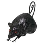 Zwarte Nep Muis 12cm