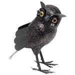 Zwarte Nep Uil 18,5cm