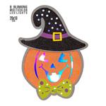 Halloween Wanddecoratie Pompoen Met Licht