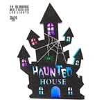 Halloween Wanddecoratie Spookhuis Met Licht