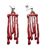 Halloween Oorbellen Rood Bloed