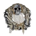 Halloween Wanddecoratie Botten Krans 50cm