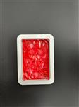Rekenfiches in blikje (8x6 cm), Transparant roze (100 st.)
