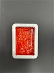 Rekenfiches in blikje (12x8 cm), Transparant oranje (200 st.)