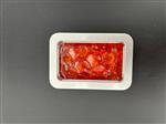 Rekenfiches in blikje (8x6 cm), Transparant oranje (100 st.)