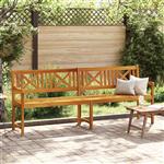 vidaXL Tuinbank Bruin 220 x 56 x 90cm Massief acaciahout