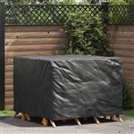vidaXL Hoes voor tuinmeubelen Zwart 135 x 135 x 90 cm 600D