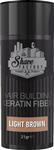 The Shave Factory Hair Building Fibers - 21gr - Lichtbruin