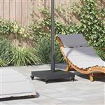 vidaXL Parasolvoet Donkergrijs 45 x 45 x 31,5 cm