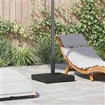 vidaXL Parasolvoet Zwart 45 x 45 x 31,5 cm