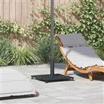 vidaXL Parasolvoet Zwart 45 x 45 x 31 cm