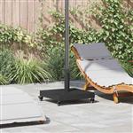 vidaXL Buiten Parasols Zwart 45 x 45 x 32 cm Staal, Beton