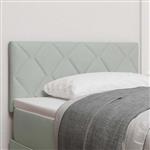 vidaXL Hoofdbord met hoofdeinde Lichtgrijs 100 cm Fluweel